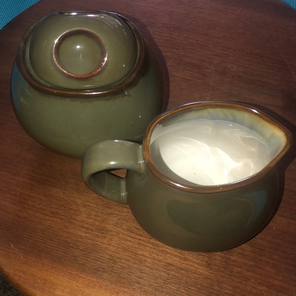 Vintage Sango pottery. Creamer and sugar bowl. - Picture 1 of 5